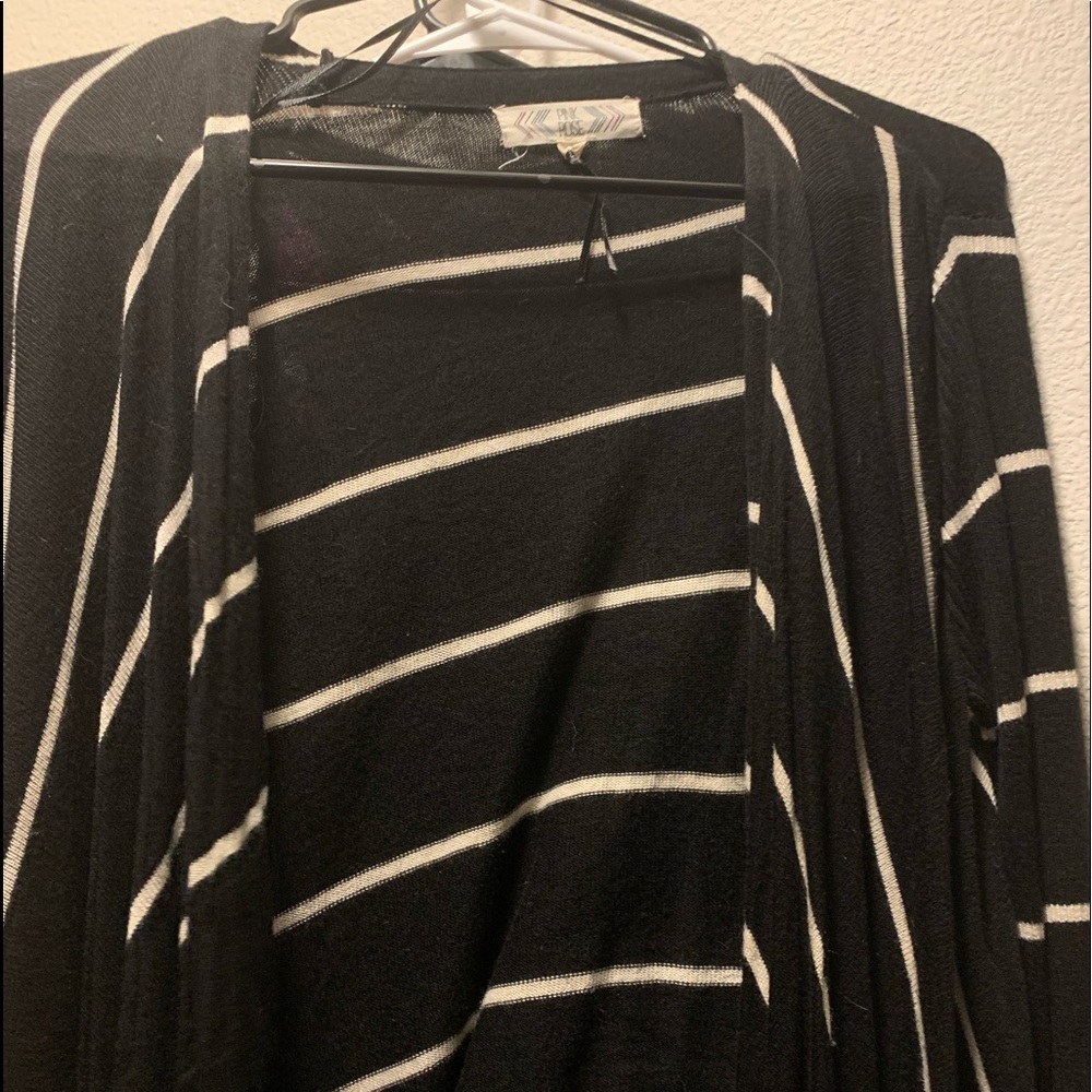 Black cardigan